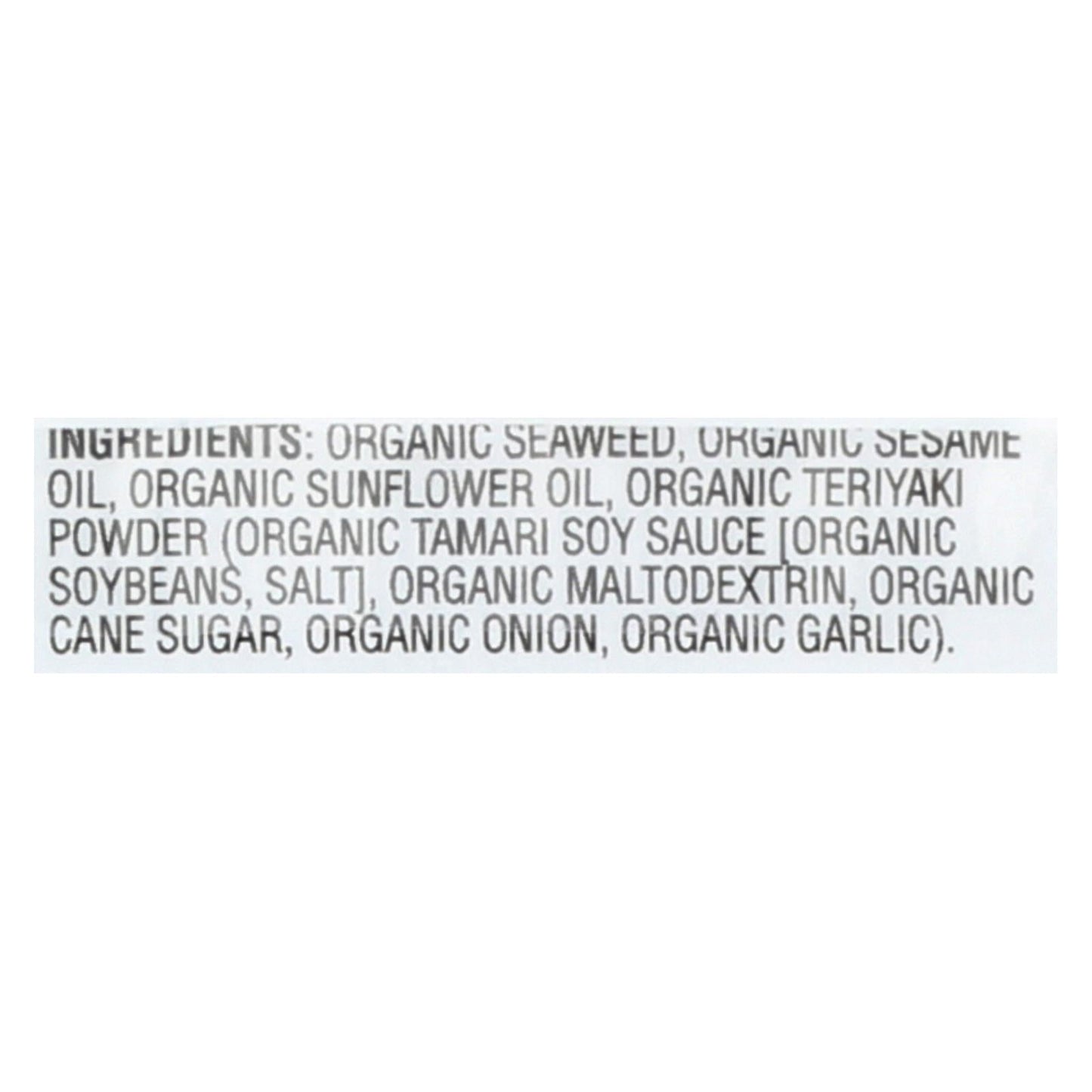 Gimme Organic Teriyaki Seaweed Snacks, 8-Pack