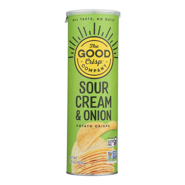 The Good Crisp - Sour Cream And Onion - Case Of 8 - 5.6 Oz.