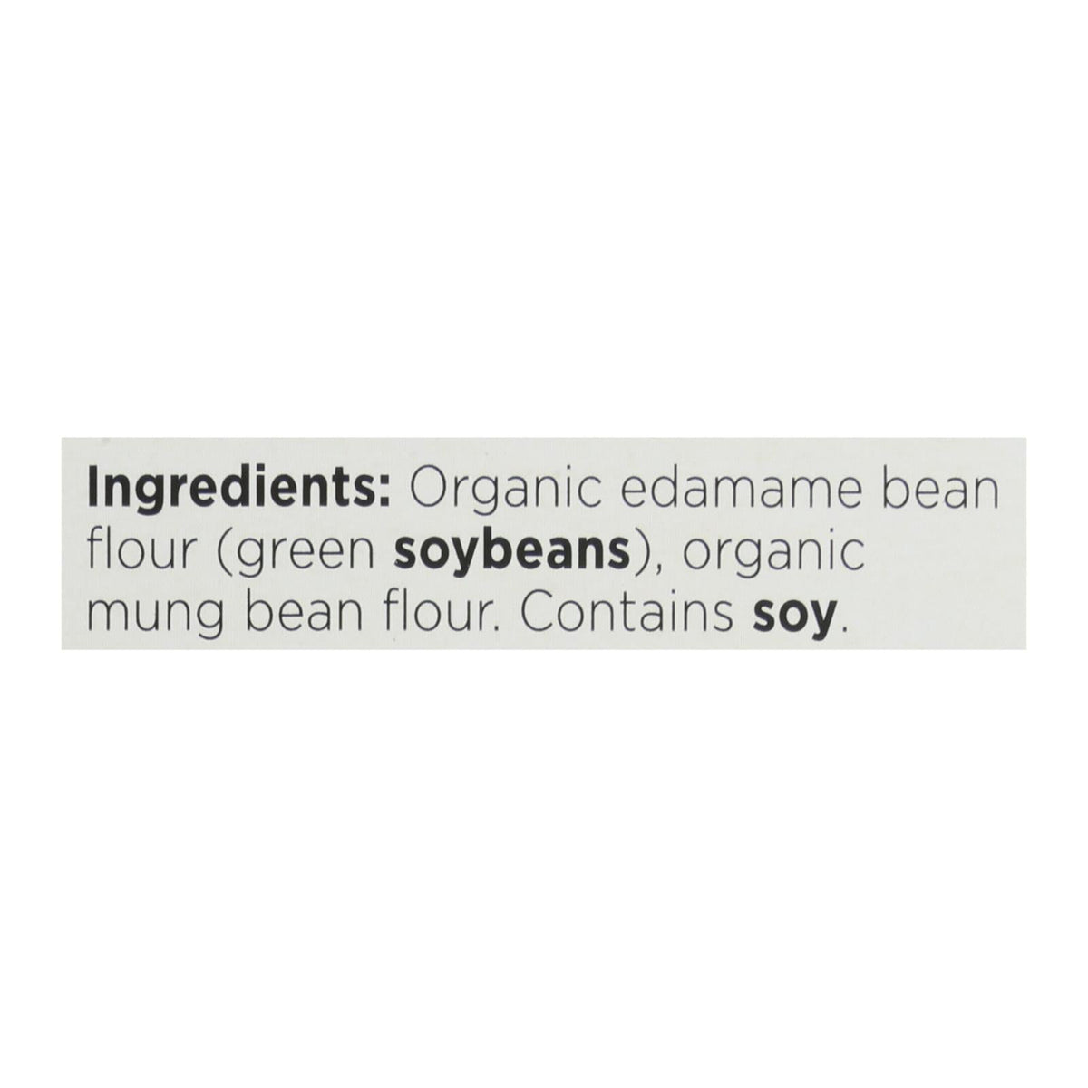Edamame & Mung Bean Fettuccine Pasta - 6 Pack, 8 Oz.