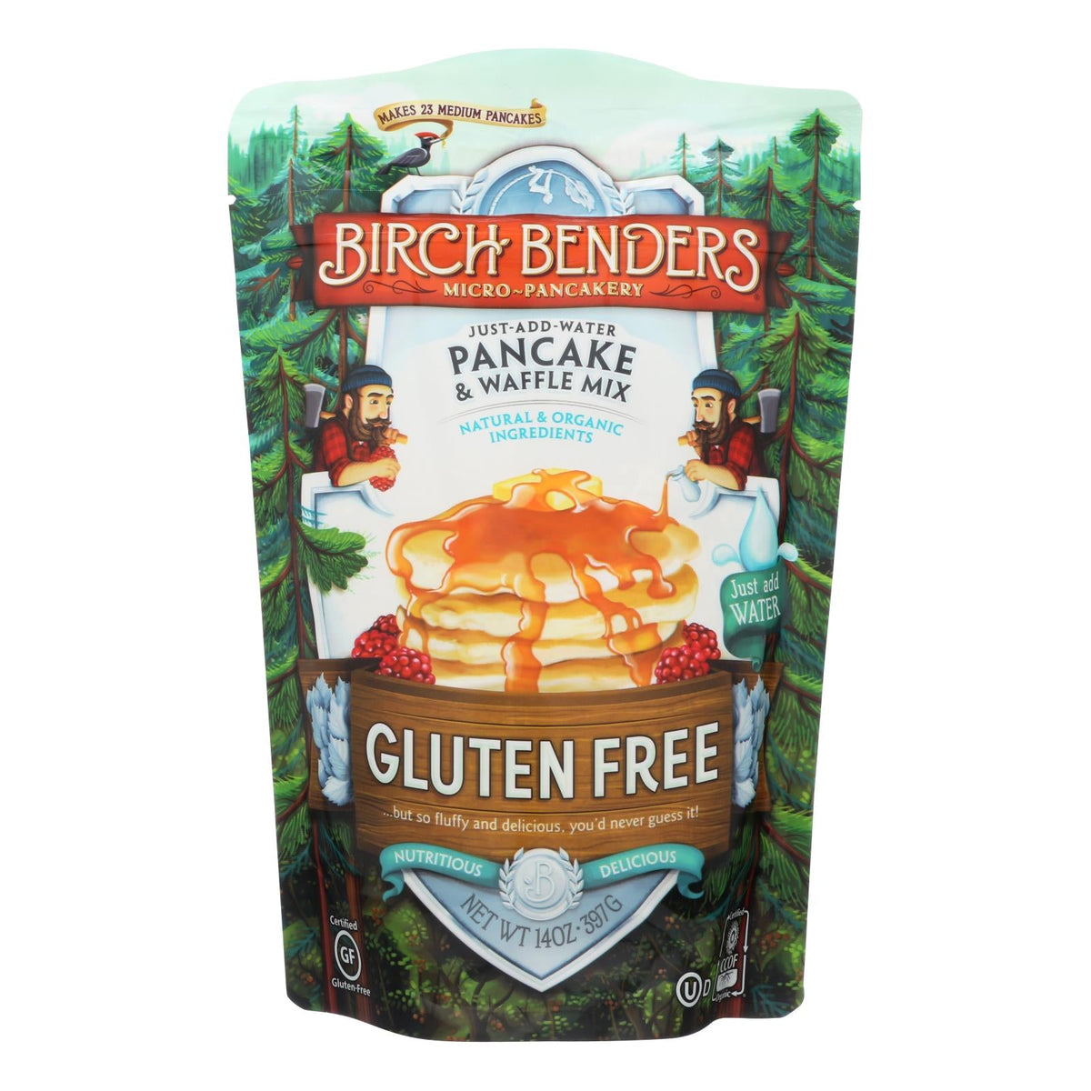 Birch Benders Gluten-Free Pancake & Waffle Mix, 6 Pack