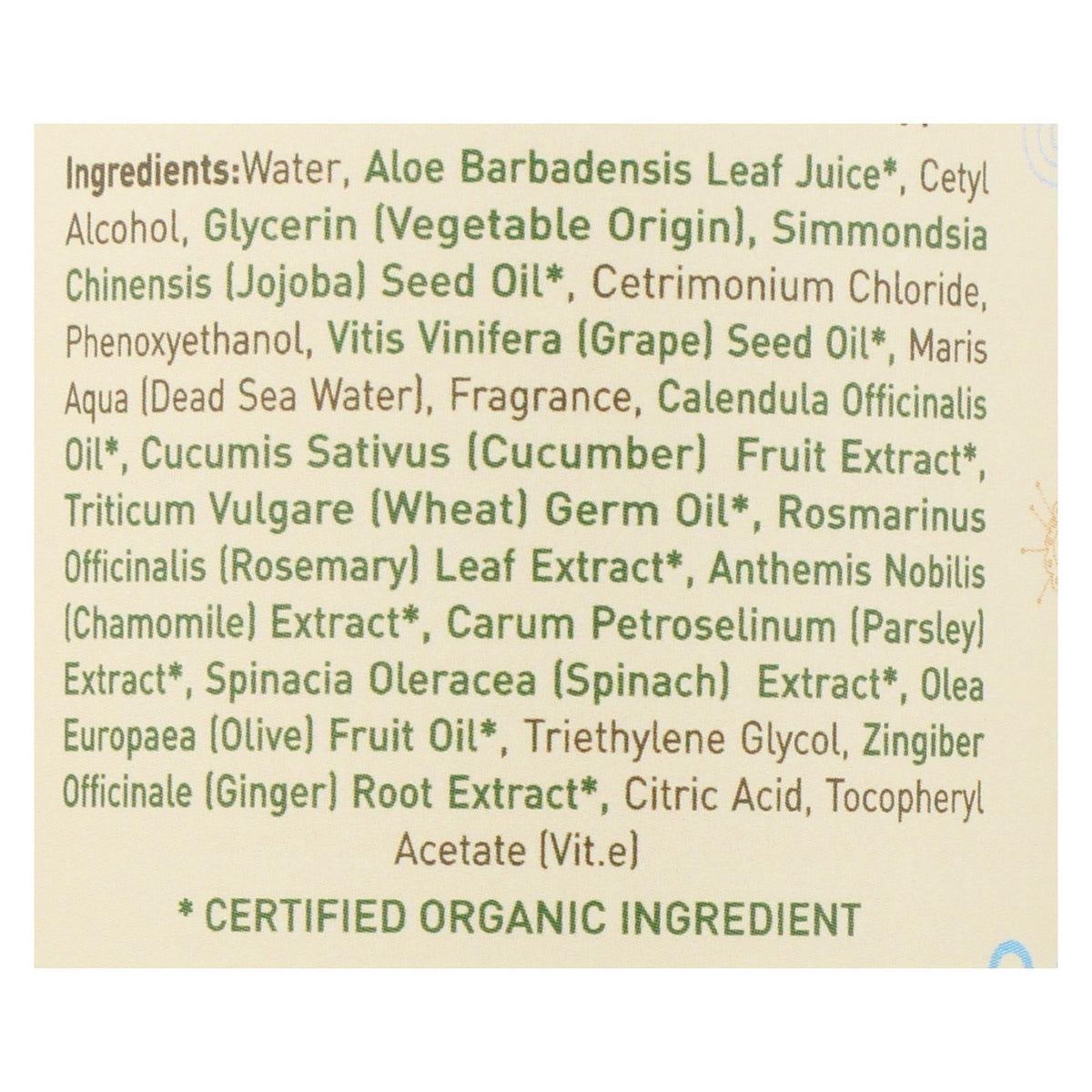 Ecolove Green Veggie Conditioner, All Hair Types, 17.6 Fl Oz
