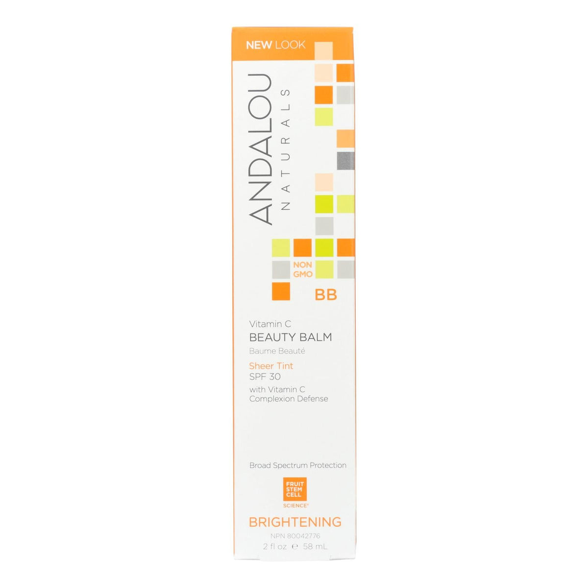 Andalou Naturals SPF 30 Sheer Tint Beauty Balm - 2 Oz