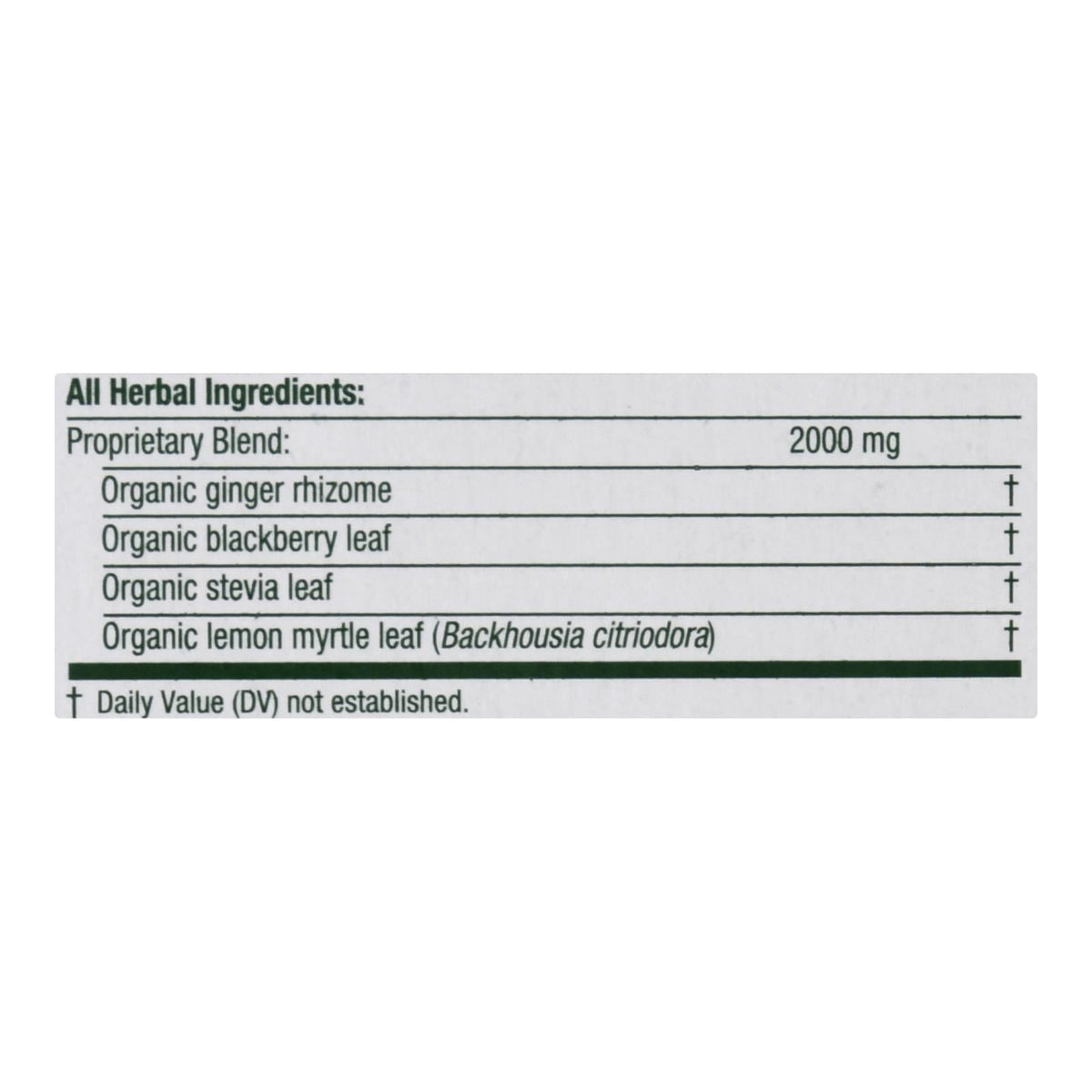 Organic Ginger Aid Herbal Tea - 16 Bags, Case of 6