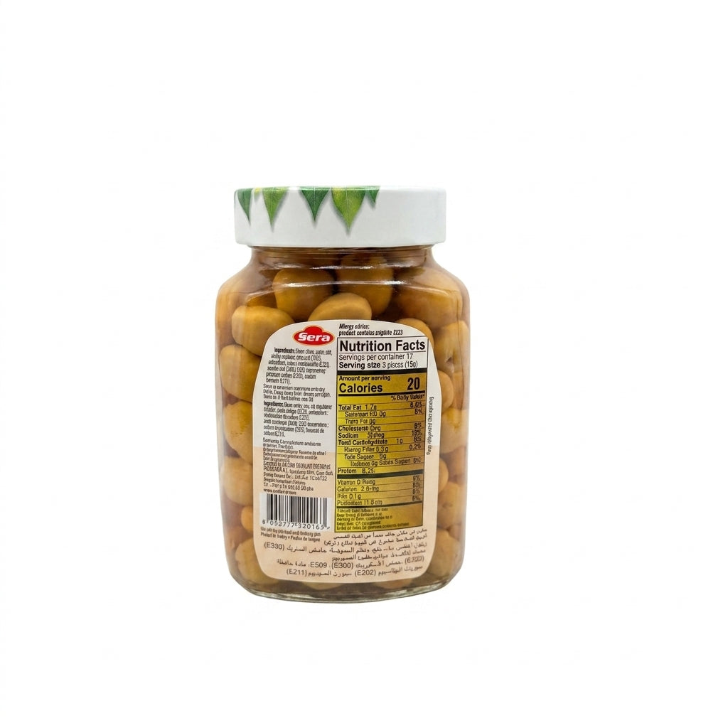 Sera Scratched Green Olives 24.6 oz - Premium Turkish Olives