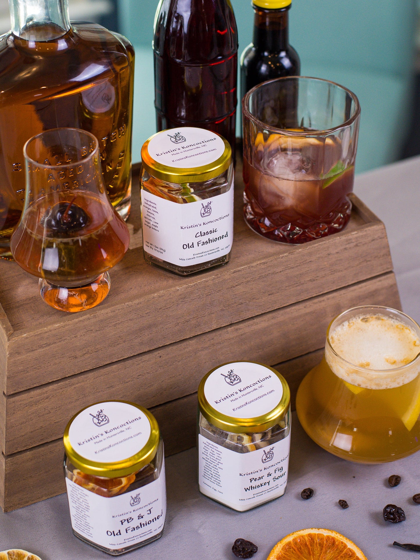 Bourbon Lover Cocktail Kit Gift Set 3-Pack