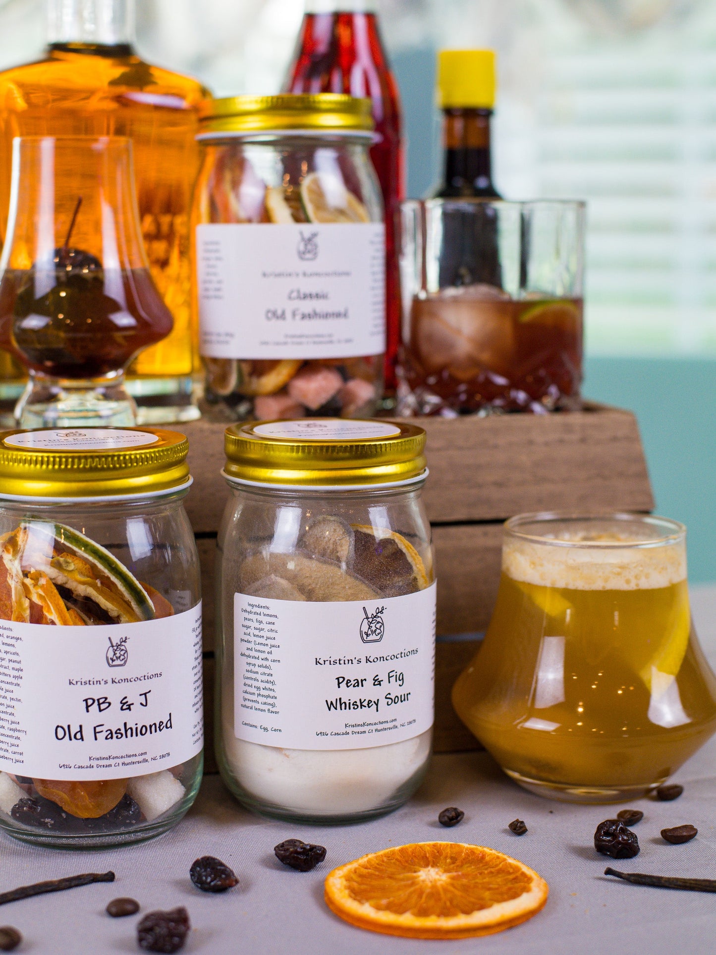 Bourbon Lover Cocktail Kit Gift Set 3-Pack