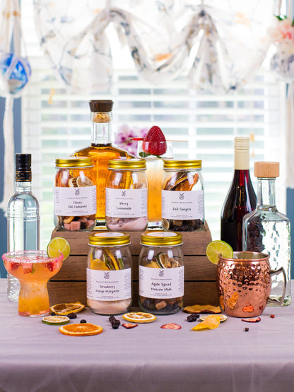 Gourmet Cocktail Kit Gift Set - 5 Great Recipes