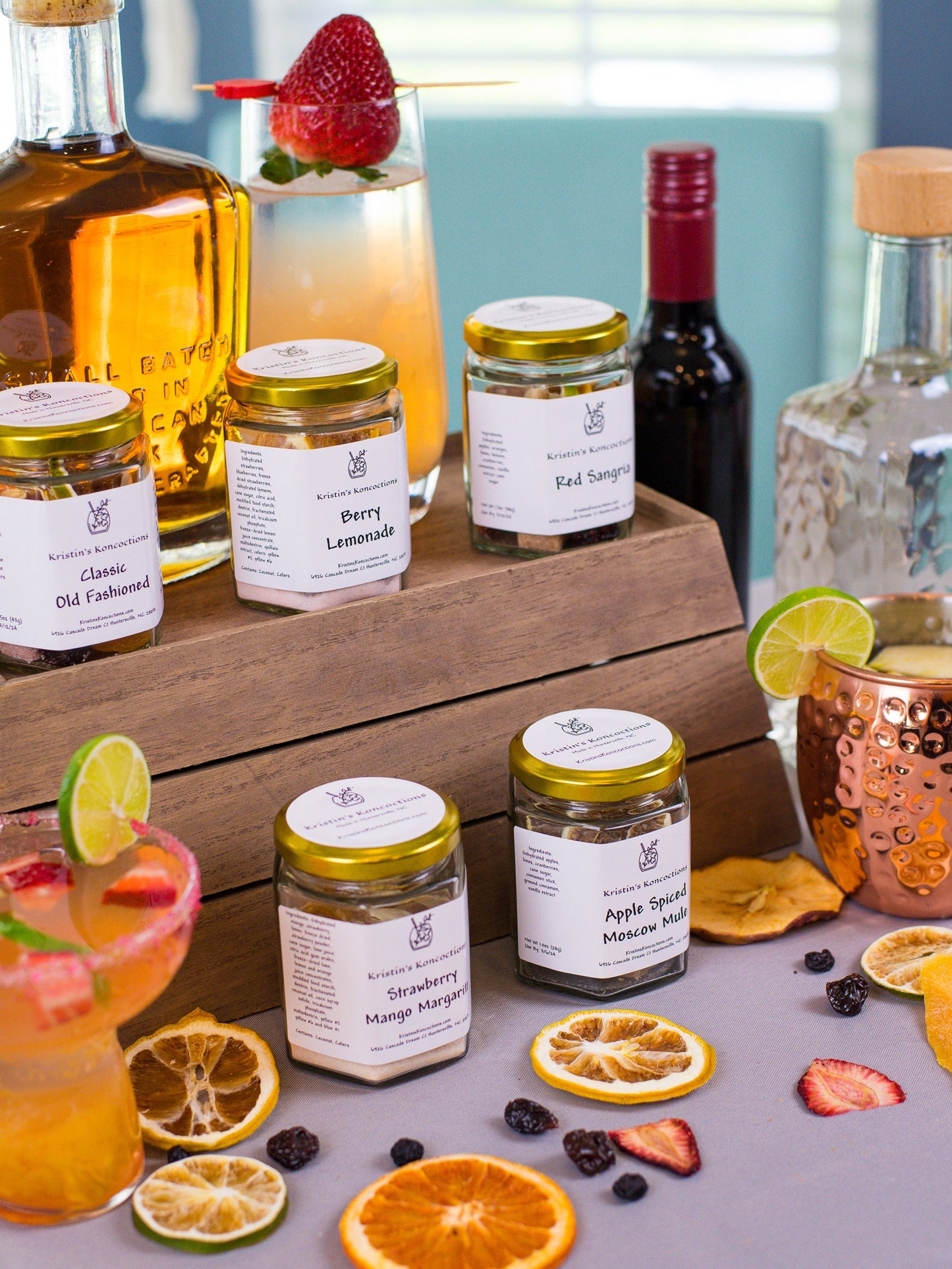 Gourmet Cocktail Kit Gift Set - 5 Great Recipes