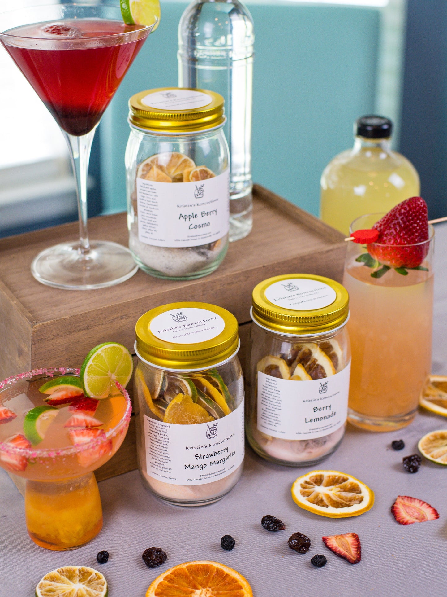 Summer Cocktail Kit Gift Set - 3 Delicious Recipes