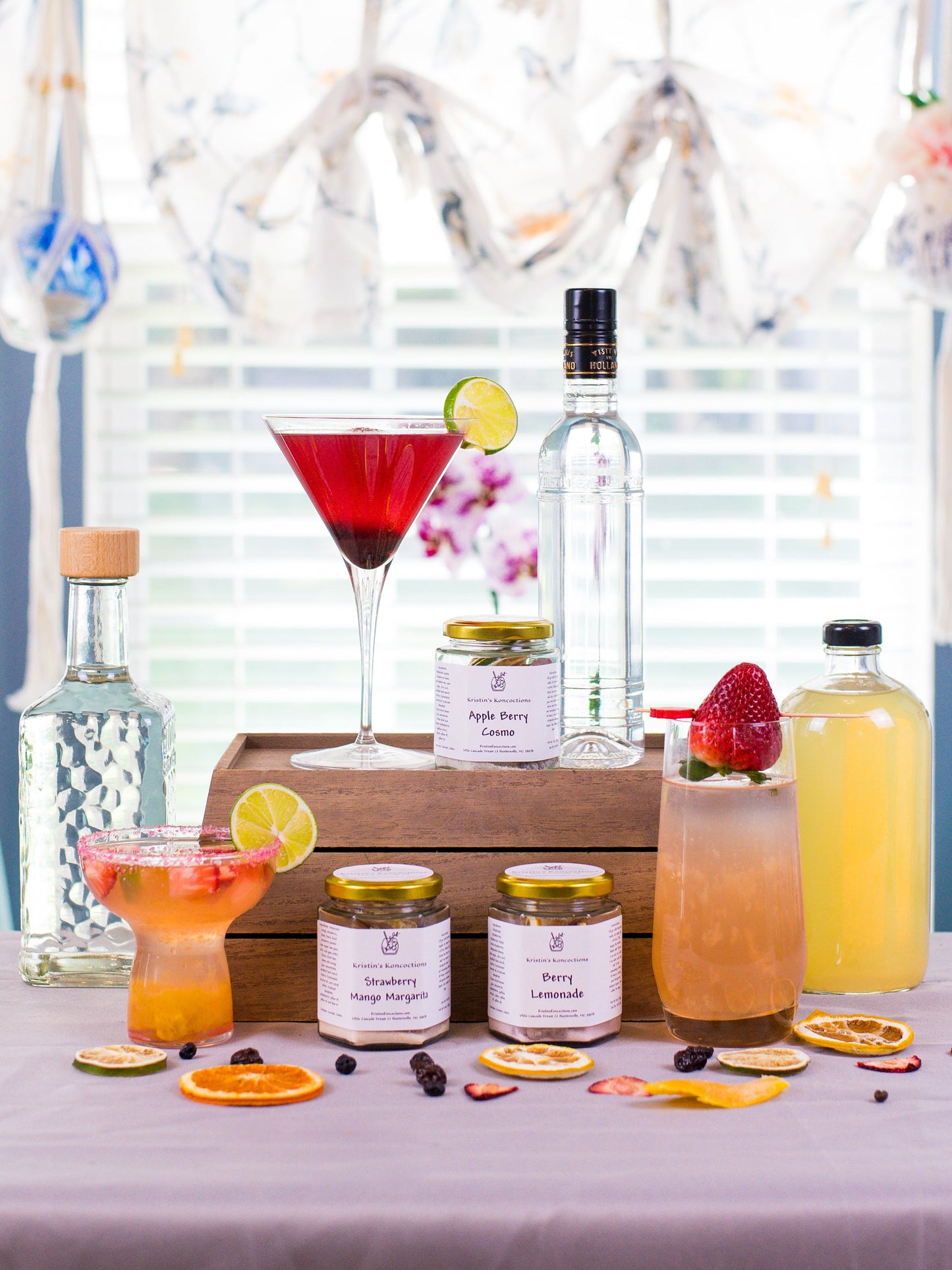 Summer Cocktail Kit Gift Set - 3 Delicious Recipes