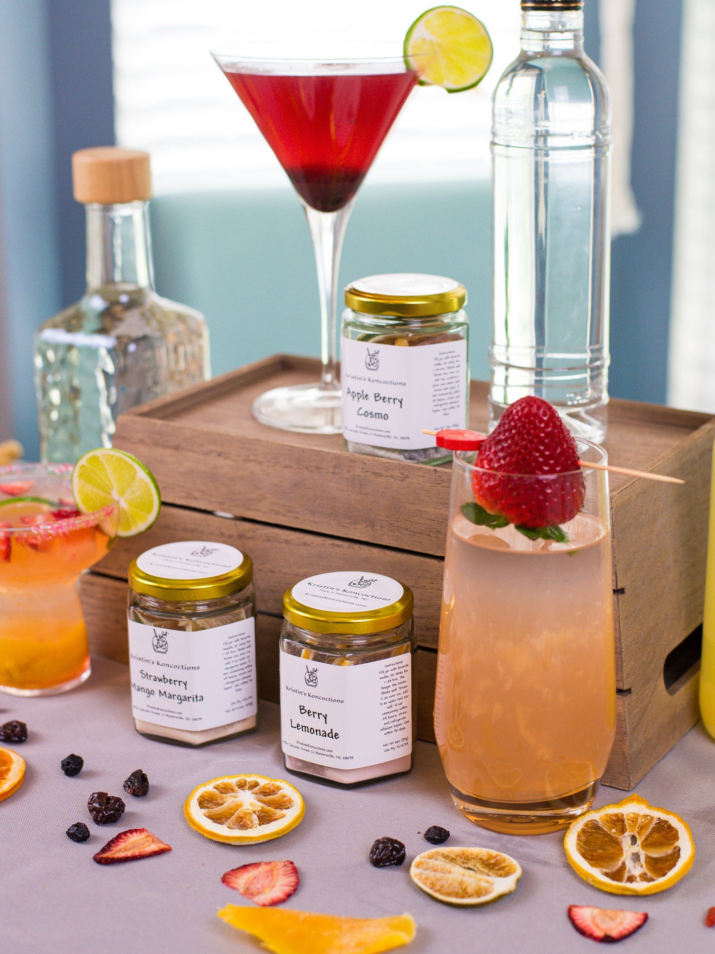 Summer Cocktail Kit Gift Set - 3 Delicious Recipes
