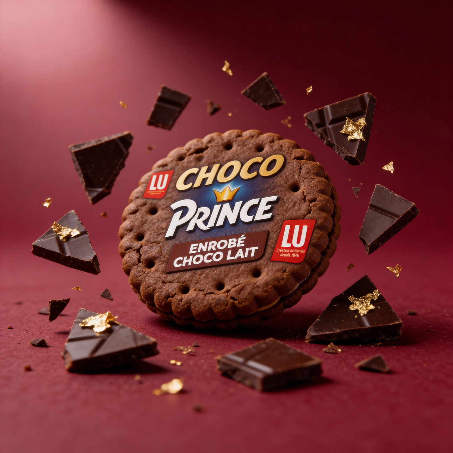 Choco Prince Enrobé Chocolat – 40 Pieces
