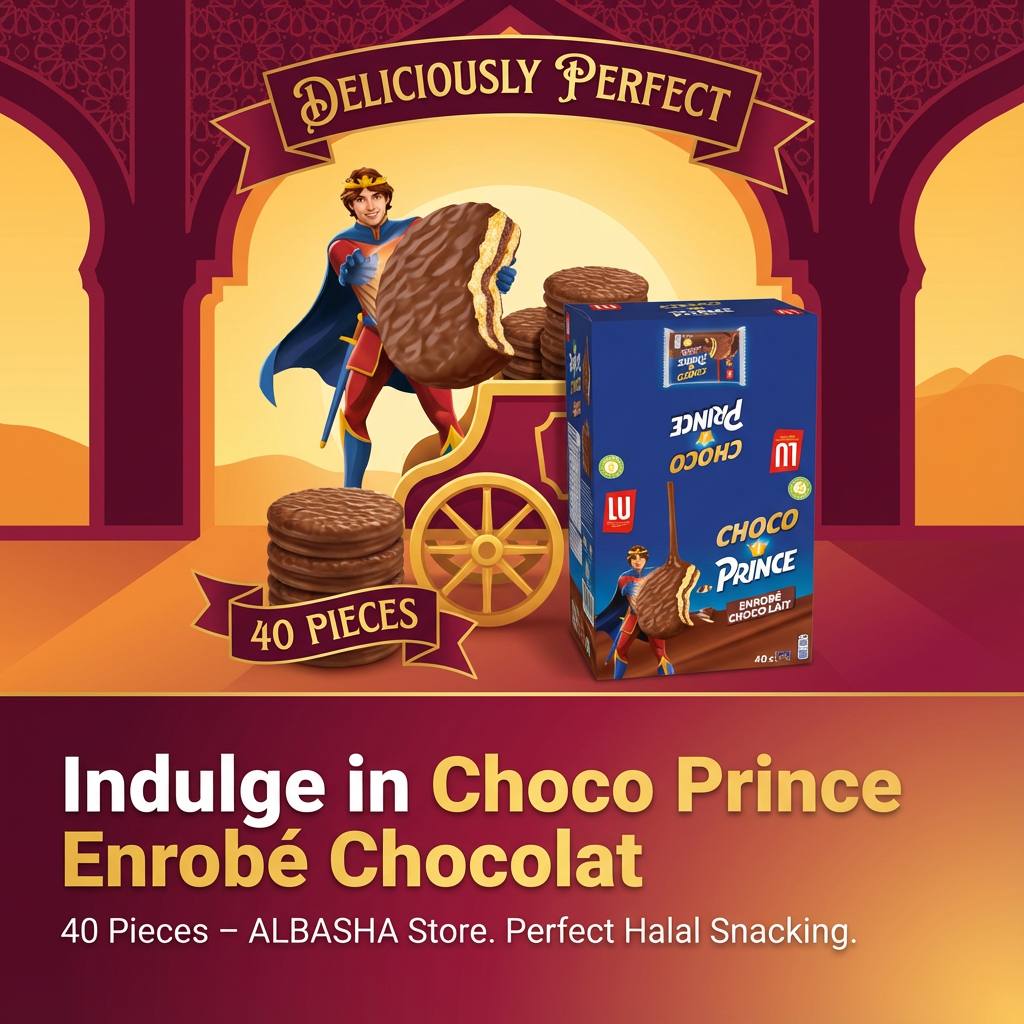 Choco Prince Enrobé Chocolat – 40 Pieces