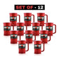 Redcupliving 24oz Reusable Red Plastic Beer Mug