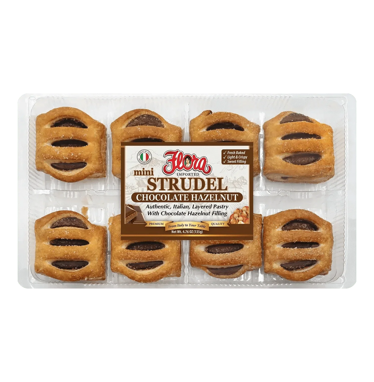 Mini Strudel - Chocolate Hazelnut - 7.4 oz