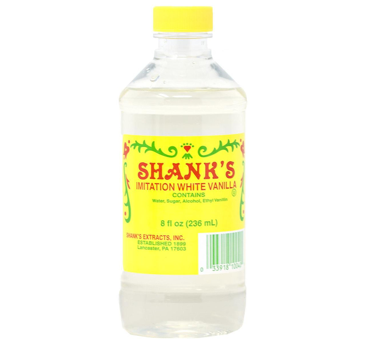 Shanks, Clear Imitation Vanilla 8 oz
