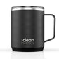 Ceramic Lined Insulated Coffee Mug with Lid - 12oz | Clean Hydration Co.