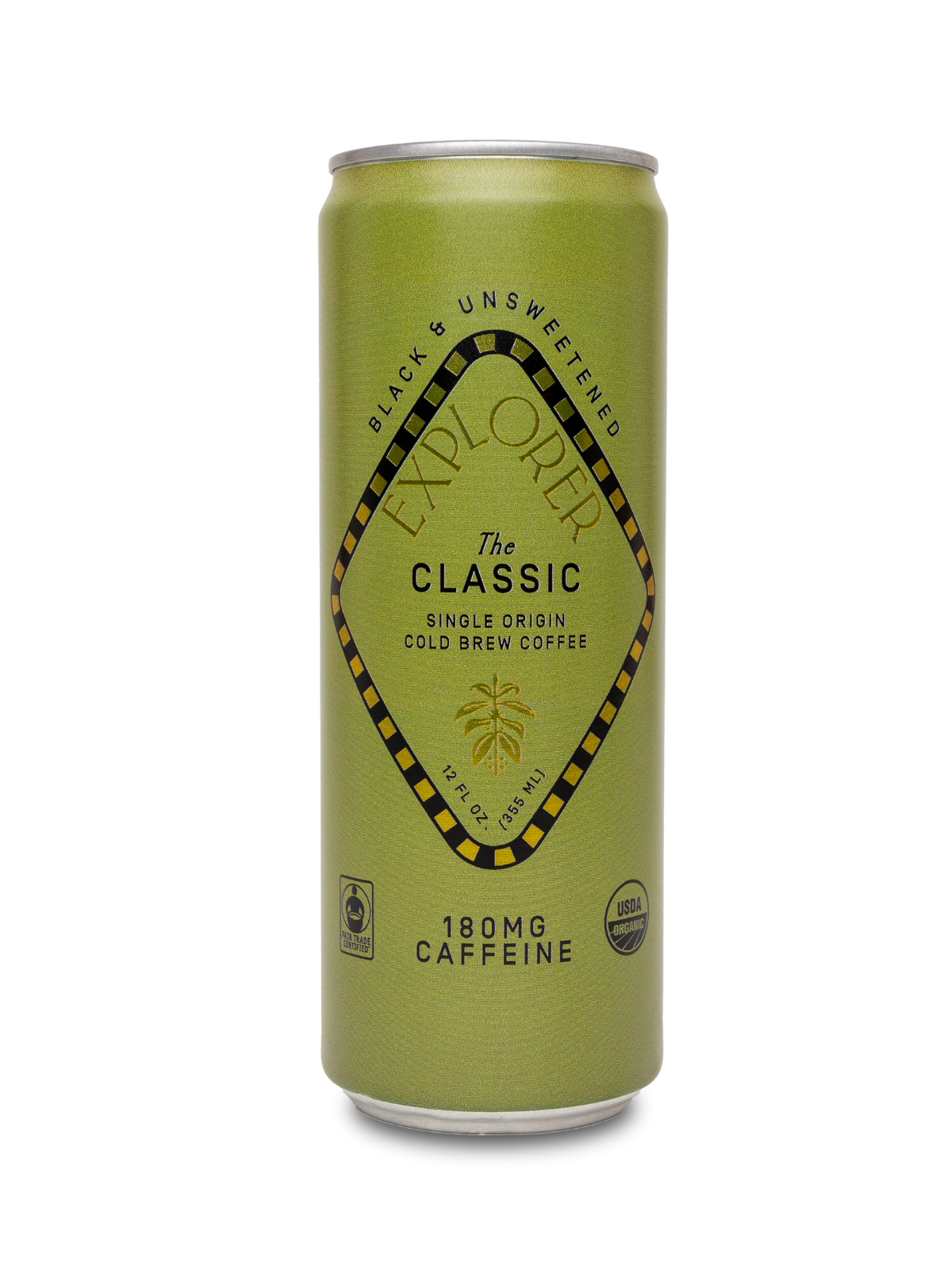RTD Cold Brew Cans | Choose Your Caffeine Level | Unsweetened 12-Pack