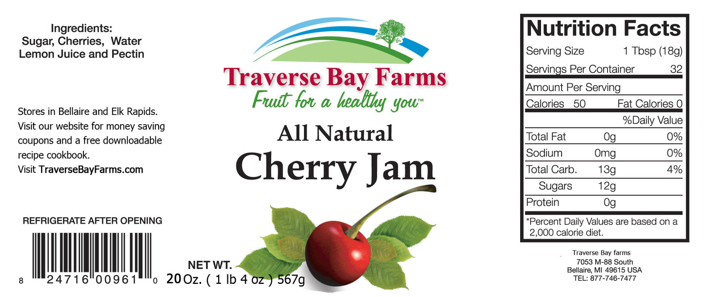 Cherry Jam - 15 oz.