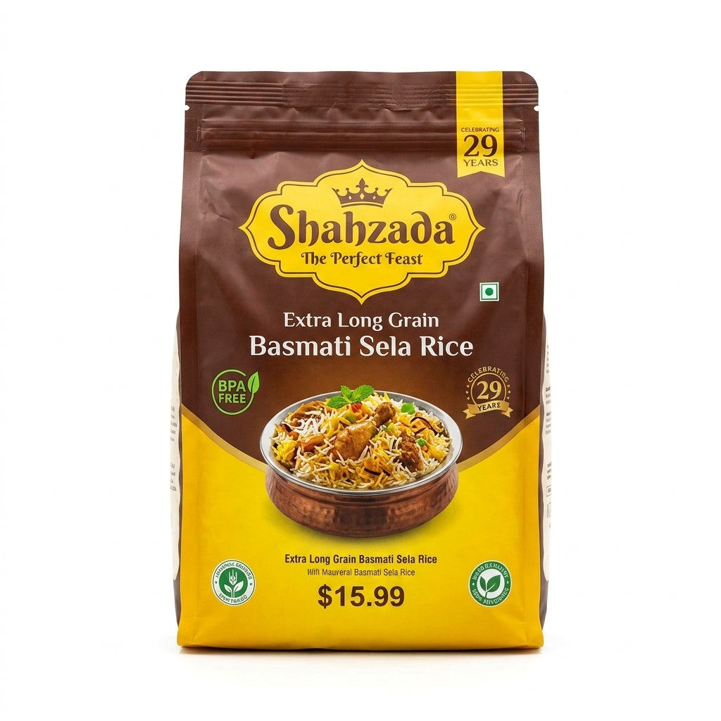 Shahzada Extra Long Grain Basmati Sela Rice - Premium Pakistani Rice