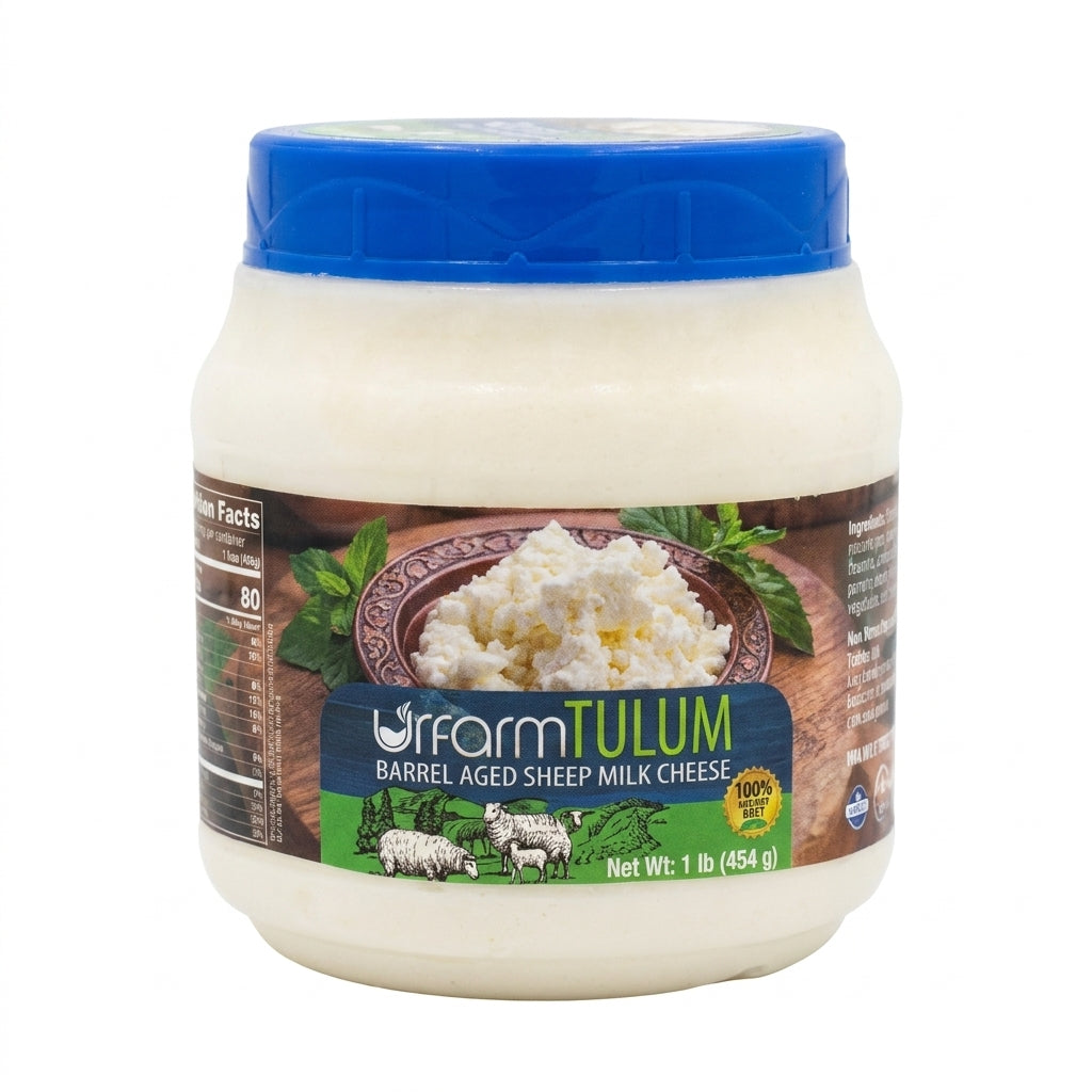 Urfarm Tulum Barrel Aged Sheep Milk Cheese 1 lb - 100% Artisan Turkish