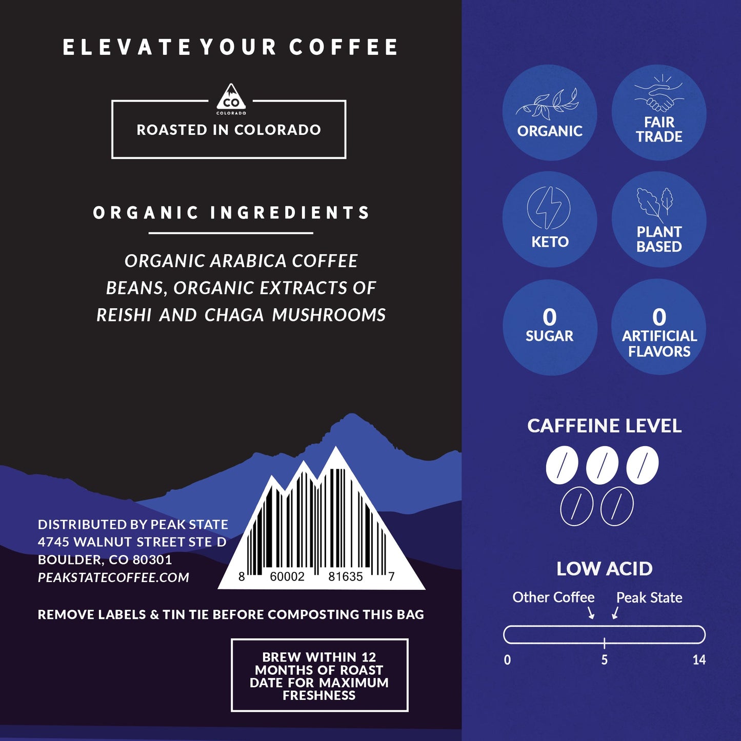 [FM] STRESS LESS Dark Roast - 5lb