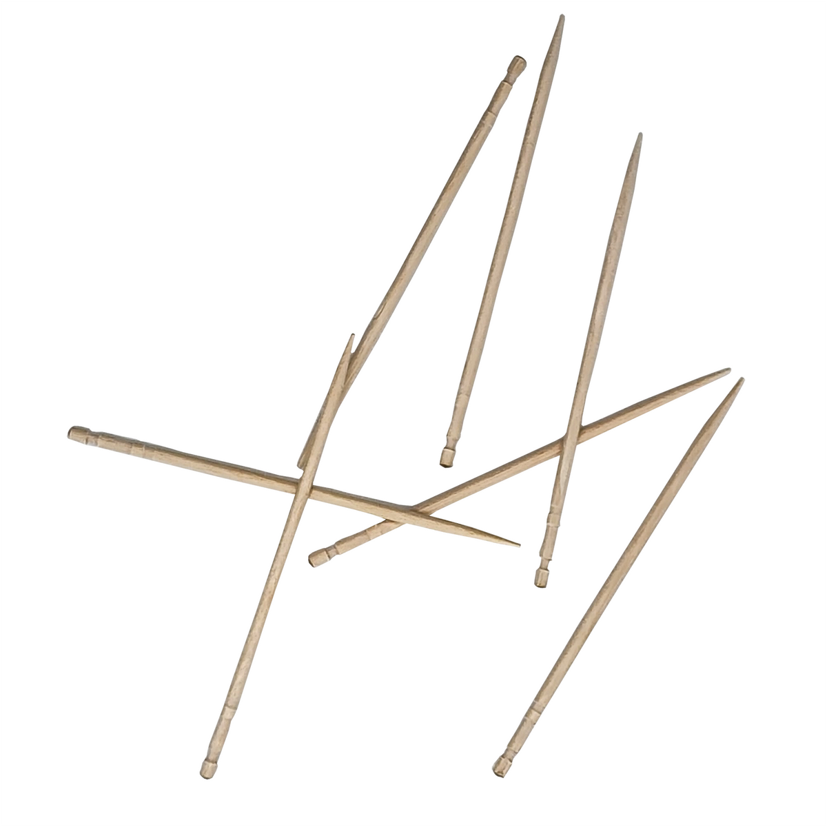 10000 Qty BiteMyWood Birchwood Single Point Toothpicks In Cardboard Sleeve SP1