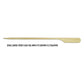 Flat Birchwood Food Stakes In Cardboard Reusable Box