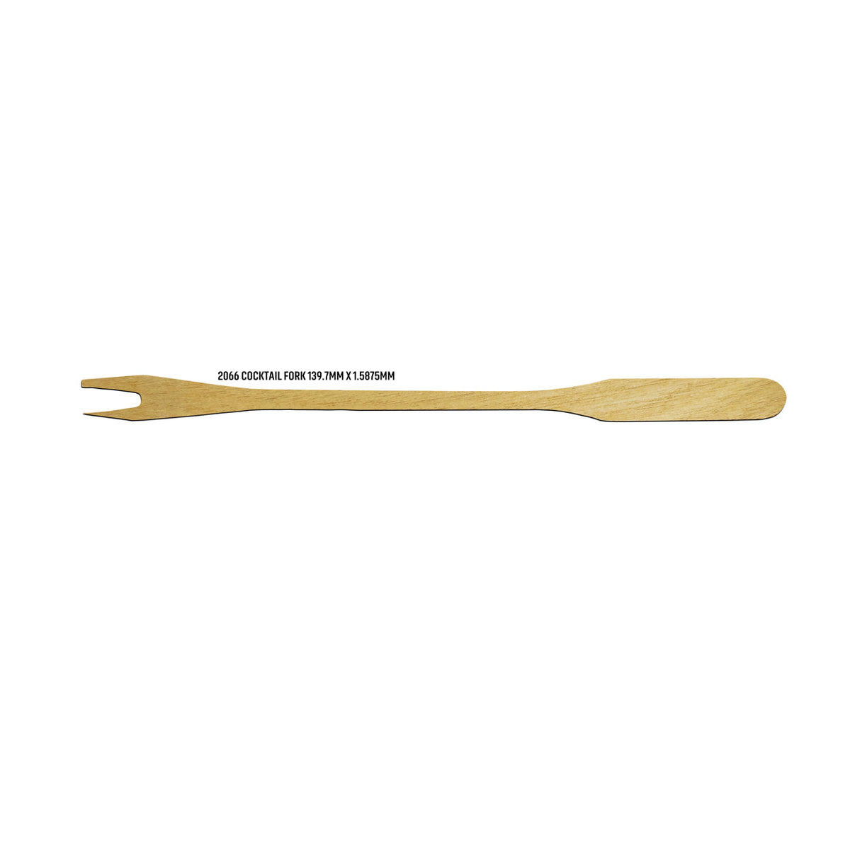 Flat Birchwood Food Stakes In Cardboard Reusable Box