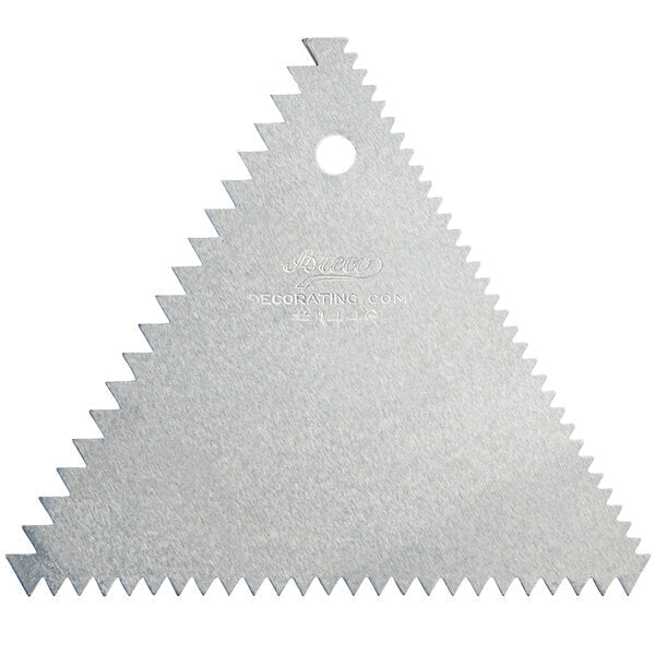 Ateco Aluminum Decorating and Icing Comb, 4 1/4" x 4 1/4