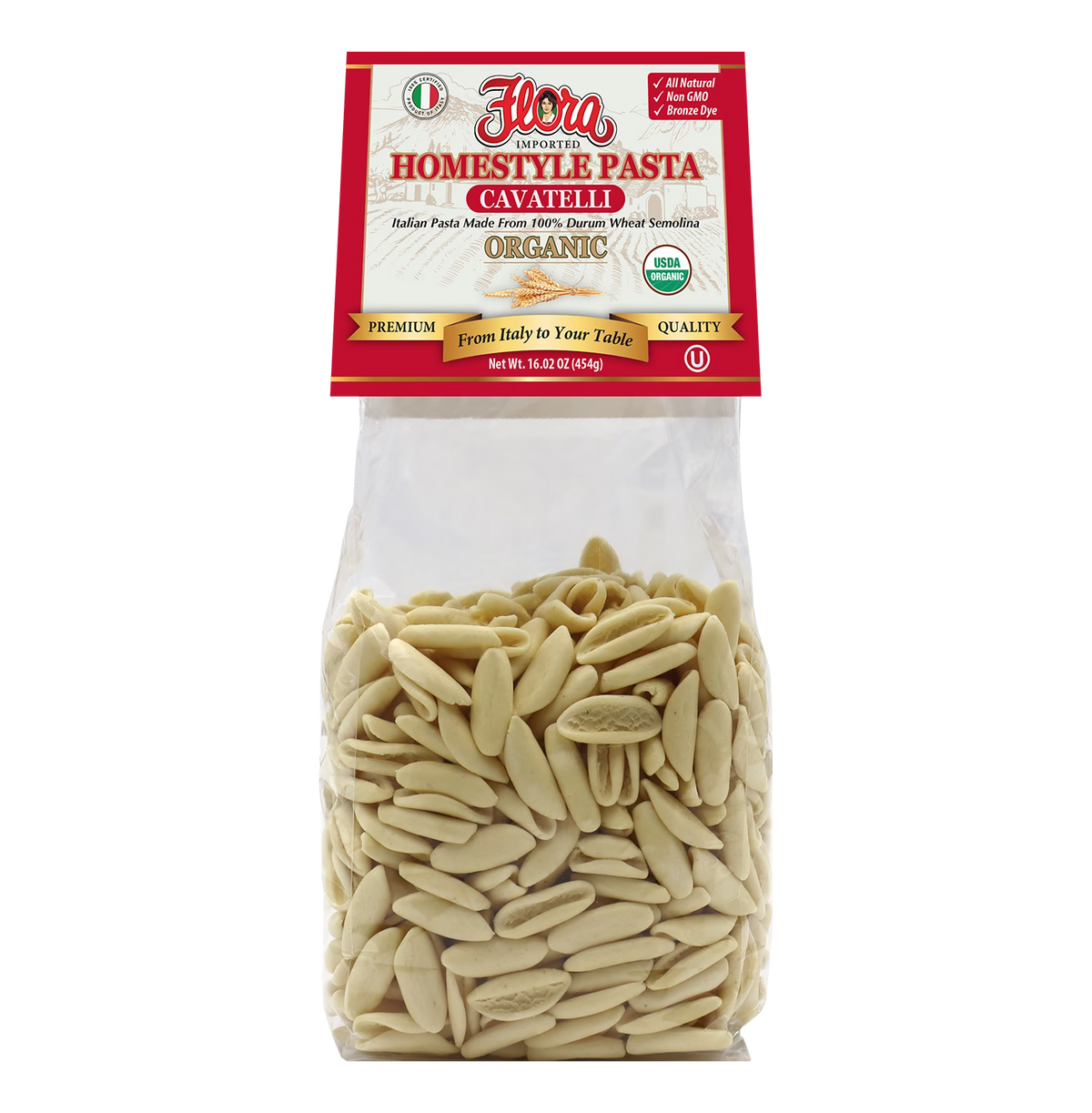 Homestyle Cavatelli Pasta - Organic - 16.02 oz