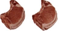 All Natural Pork Loin Rib Chop Center Cut for Stuffing 8 pack- 1.1/2 thick