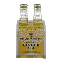 Fever-Tree Premium Ginger Ale - 4 Ct - Amber Color - Refreshing Beverage