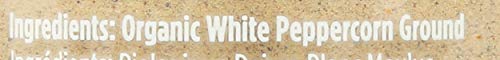 Spicely Organic Jar Pepper White Ground, 2 Oz