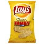 Lay'S Classic Potato Chips Family Size, 14Oz (Pack Of 3)