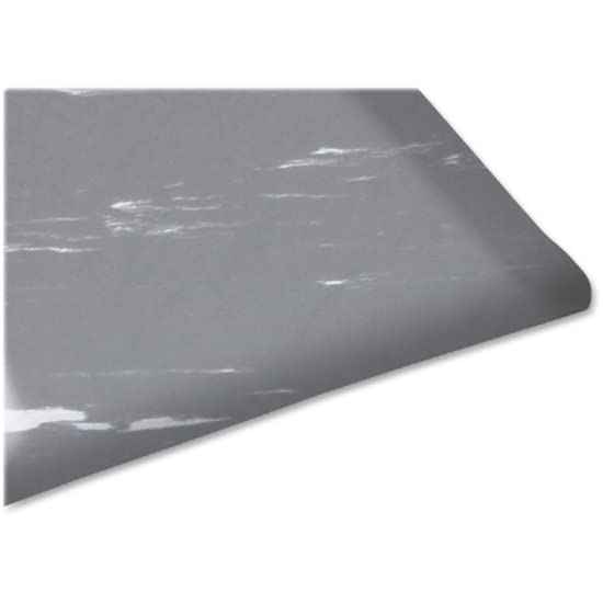 Genuine Joe 58840 Anti-Fatigue Foam Mat, Beveled Edges, 3-Ft X5-Ft , Gray Marble