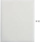 Oasis Supply Ultra Premium, Pliable, Non Cracking Icings Sheets, White (8.5'' X 11.5'', 12)