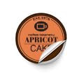 Coffee Beanery Apricot Cake Coffee Pods, Medium Roast, 96ct Bulk Pack