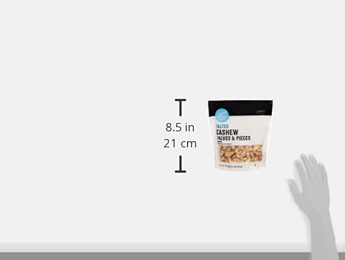 Happy Belly Cashew Halves & Pieces, Roasted & Salted, 16 Ounce