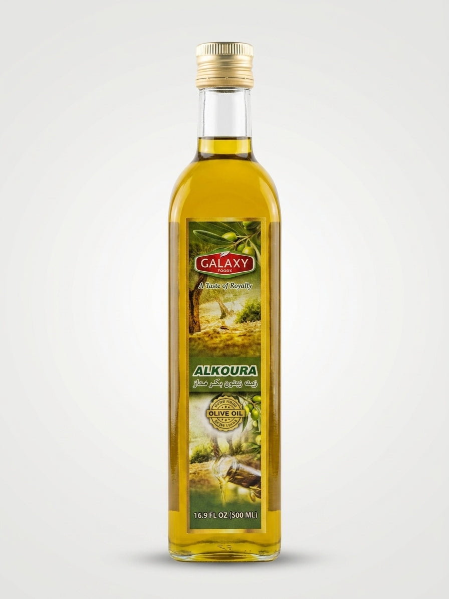 Galaxy Foods Alkoura Extra Virgin Olive Oil 16.9 oz - Premium Lebanese
