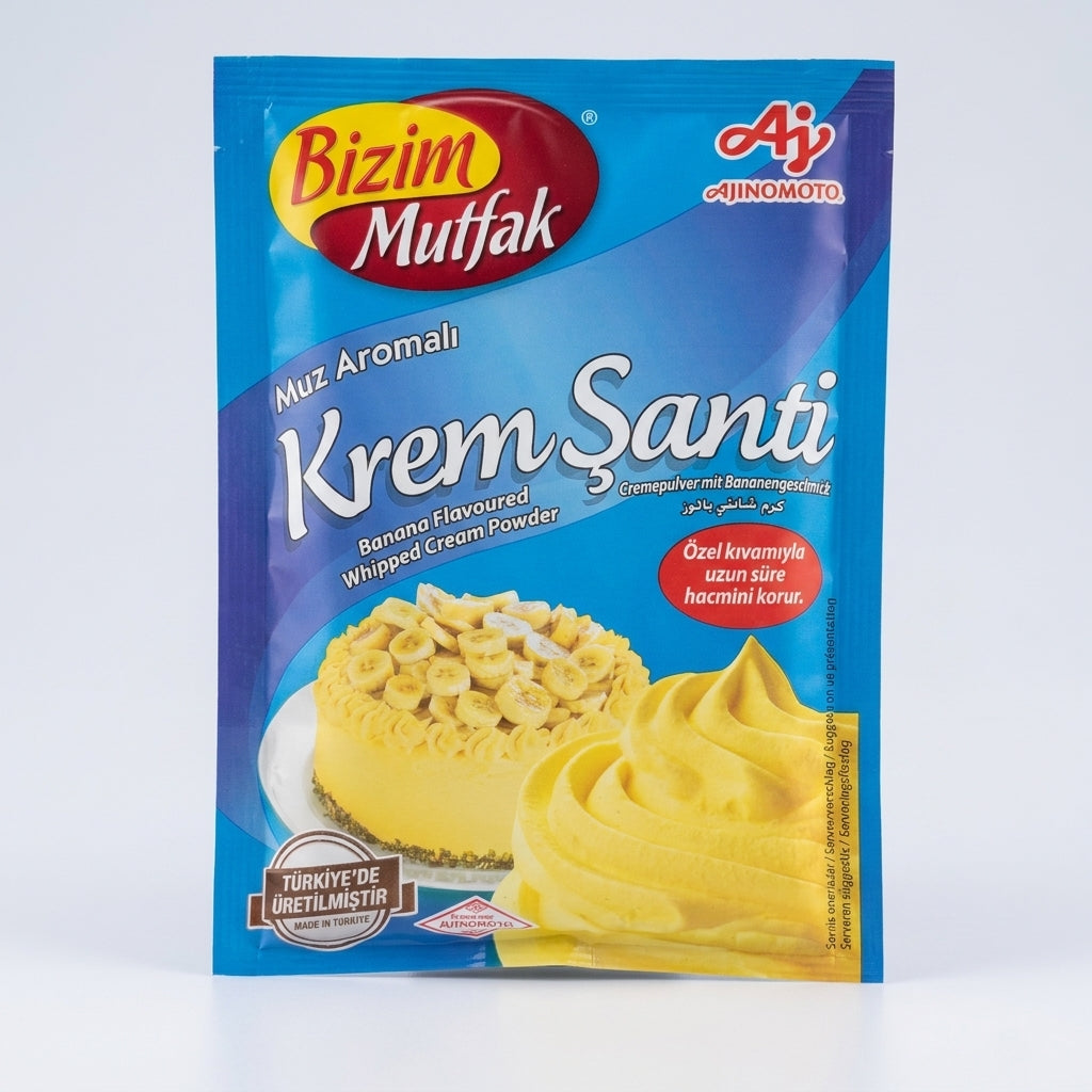 Bizim Mutfak Krem Santi Banana Whipped Cream Powder 72g - Turkish