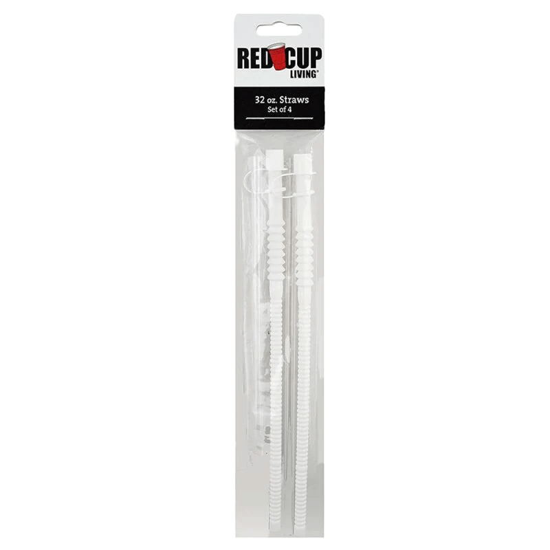 18oz and 32oz Reusable Plastic Straws | Durable Plastic, BPA and Phthalates free | Eco-friendly