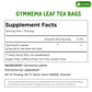 Premium Gymnema Leaf Tea Bags for Diabetics, 100% Natural & Pure from Gymnema Leaves.