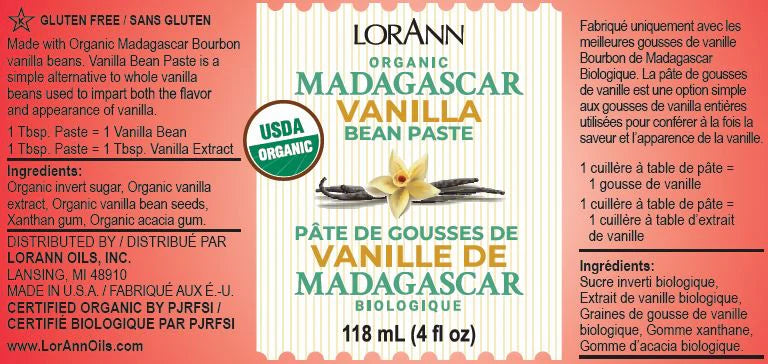 Lorann Oils, Natural Vanilla Bean Paste, 4 oz.