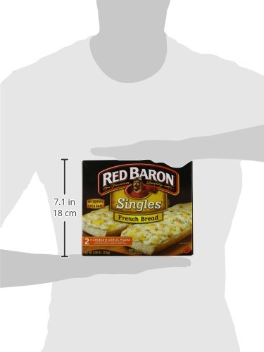 Red Baron, French Bread 5 Cheese and Garlic Pizza, 8.80 oz (Frozen)