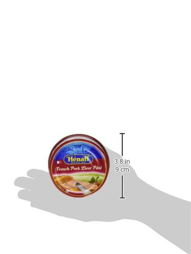 Hénaff Pork Liver Pâté, 4.5 oz (130g), French Style, Rich Flavor, Pack of 1
