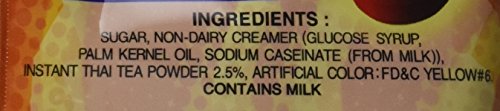 Unknown Dede Instant Thai Tea Drink With And Sugar 12 Pockets, Cream, 14.76 Ounce