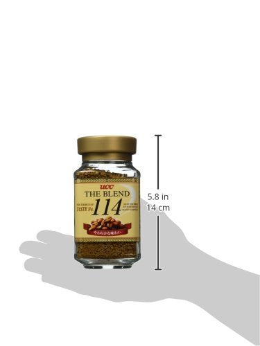 Ucc The Blend 114 Instant Coffee, Instant Black Coffee, Smooth Flavor, Imported From Japan, 3.17 Oz (90 G), Pack Of 2