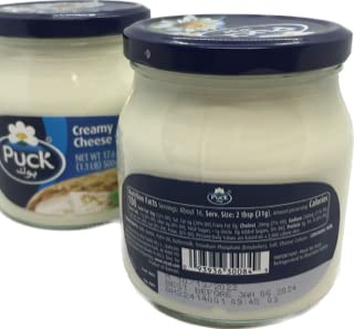 2 jars of puck creamy cheese spread