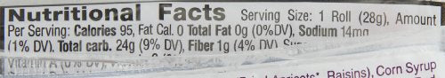 Joray Fruit Roll, Grape, 1-Ounce Units (Pack of 48)